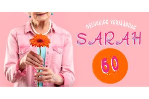 Sarah 60 Roze Spandoek