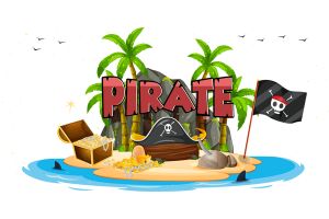 Pirate Spandoek