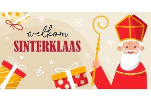 Welkom Sinterklaas Spandoek