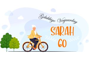 Gelukkige Verjaardag 60 Sarah Spandoek
