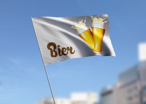 Witte Borrelvlag Bier