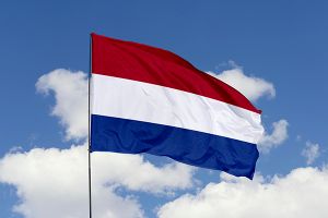 Marineblauwe Nederlandse Vlag
