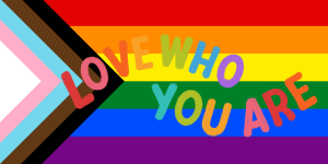 Progress Pride Spandoek - Love Who You Are