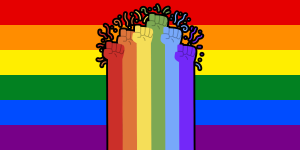 Regenboog LGBT Spandoek