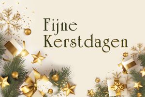 Fijne Kerstdagen Spandoek