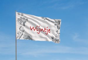 Witte Borrelvlag Wijntje