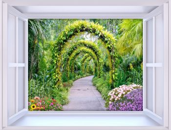 tuindoek- tuin decoratie