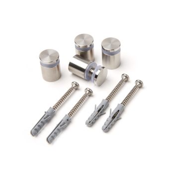 Afstandhouders RVS indoor - plaatdikte 2 t/m 5 mm