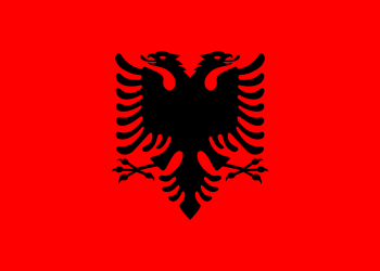 Albanie Vlag