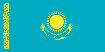 Kazachstan Vlag
