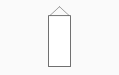 Ophangsysteem hout 100 cm